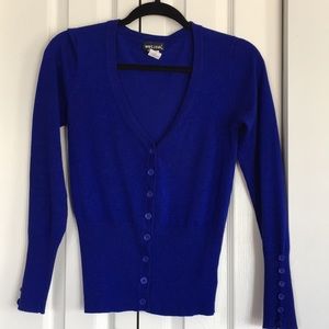 Wet Seal blue cardigan